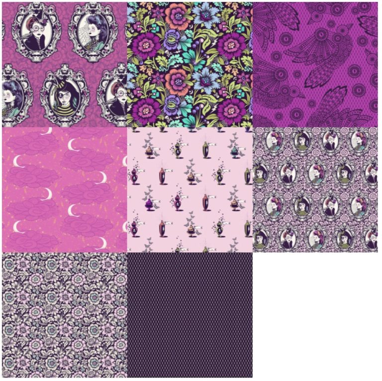 Nightshade D J Vu Yard Bundle By Tula Pink For Freespirit