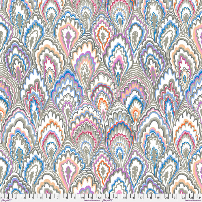 Marble Scallops Grey February By Kaffe Fassett Collective