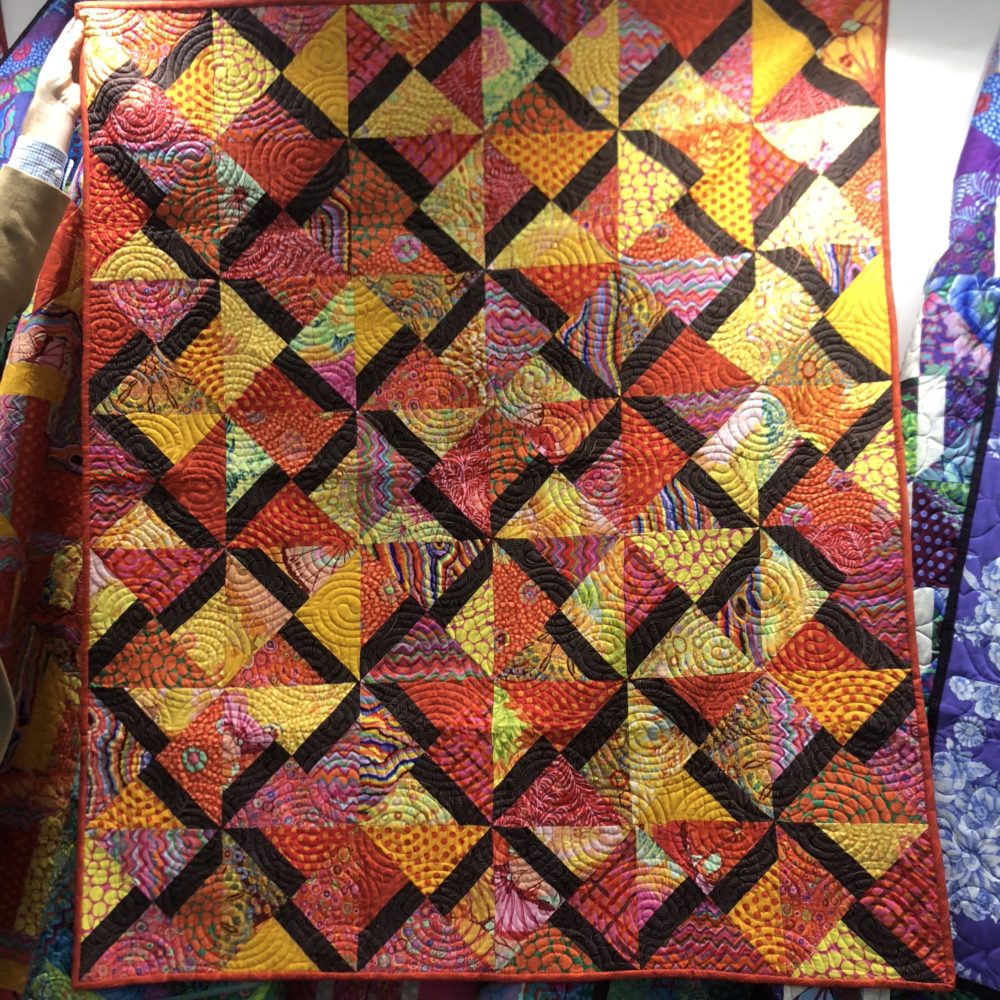 Amalie Quilt Kit 88” x 96” Kaffe Fassett Collective fabrics Batik