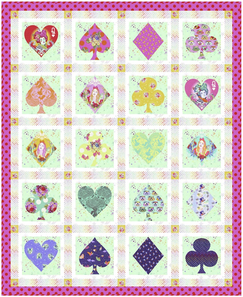 Tula Pink Curiouser and Curiouser Alice Wonder, Quilting Fabric by the Yard