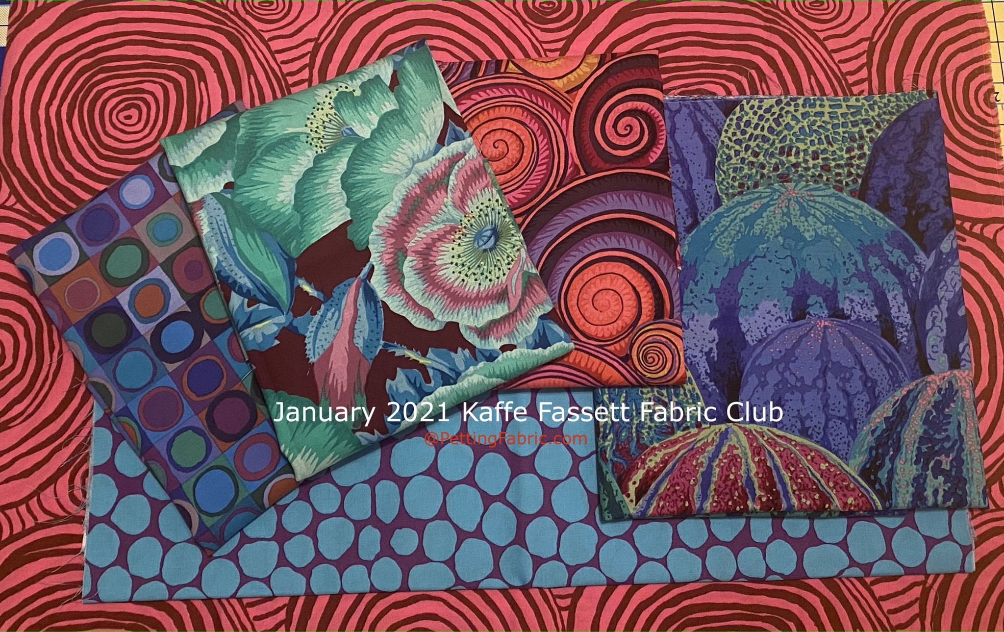 Kaffe Fassett Fabric Club January 2021