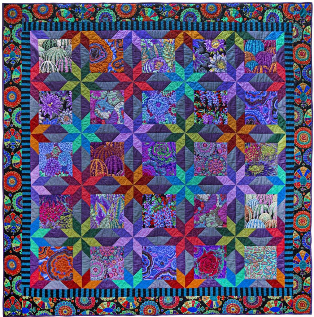 Starry Night Quilt Kit by Kaffe Fassett Petting Fabric