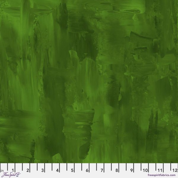 Sue Penn Brushstrokes - Green Textures