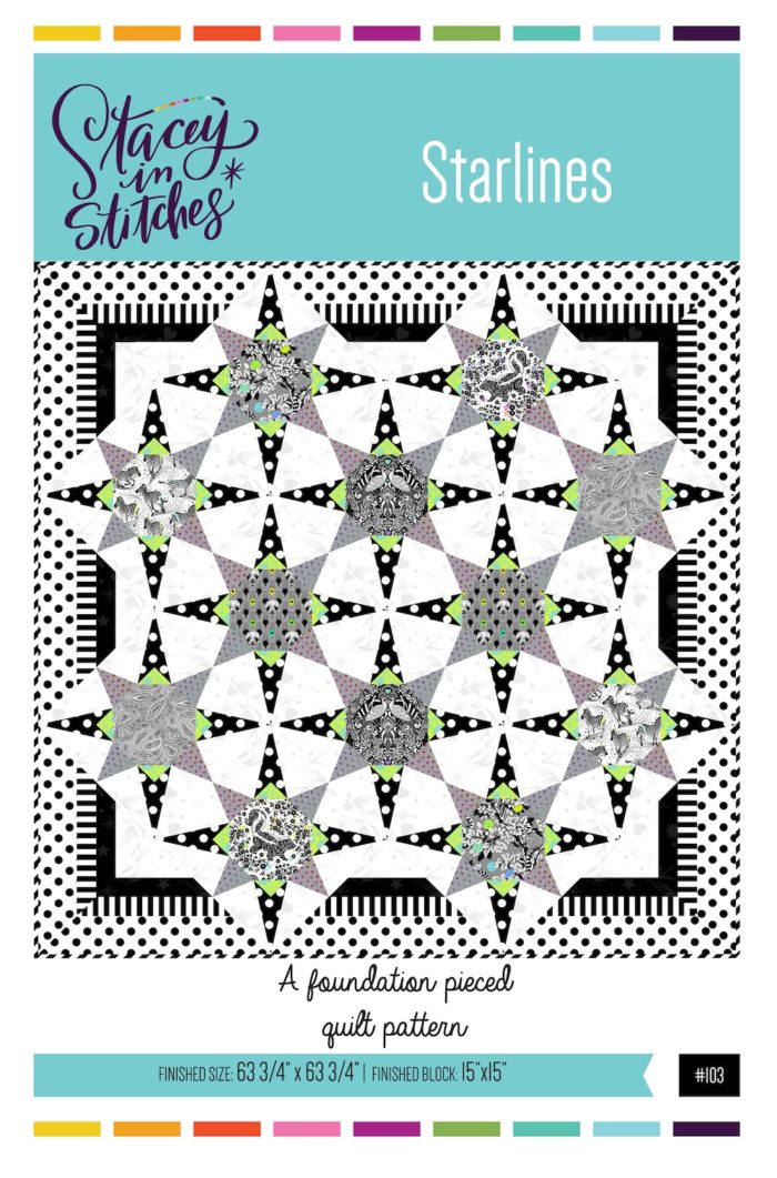 Starlines Pattern Booklet by Stacey Day Petting Fabric