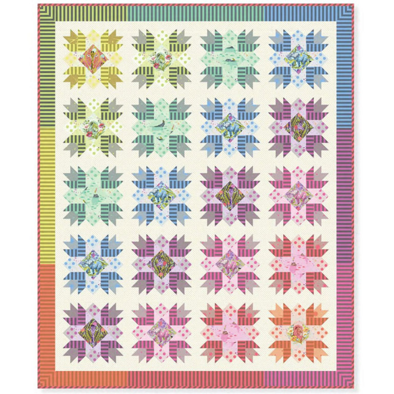 Star Cluster Quilt Kit By Tula Pink Preorder Petting Fabric