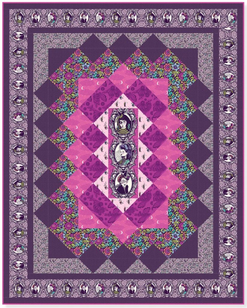 Nightshade {Deja Vu} Gothic Splendor Quilt Kit Fabric Only Petting