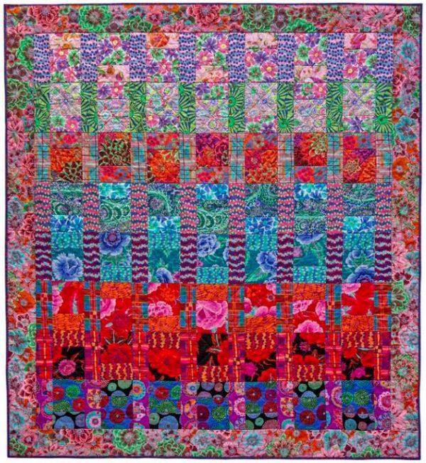 Color Garden Quilt Kit by Kaffe Fassett