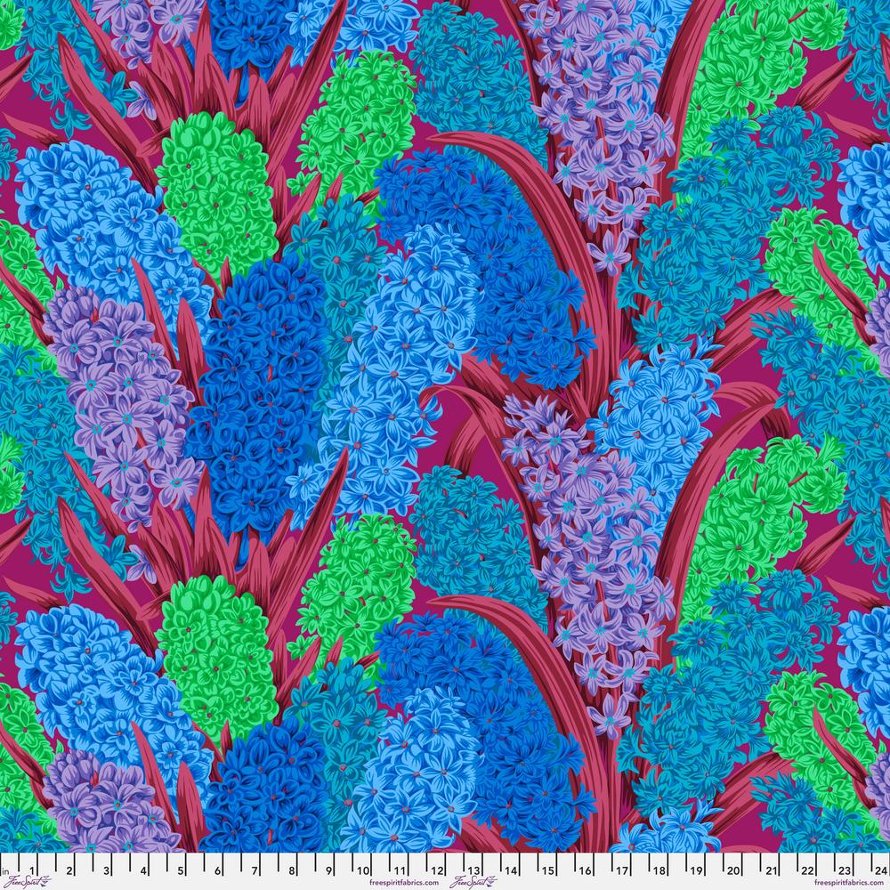 Hyacinthus Blue - Kaffe August 2023 - Petting Fabric