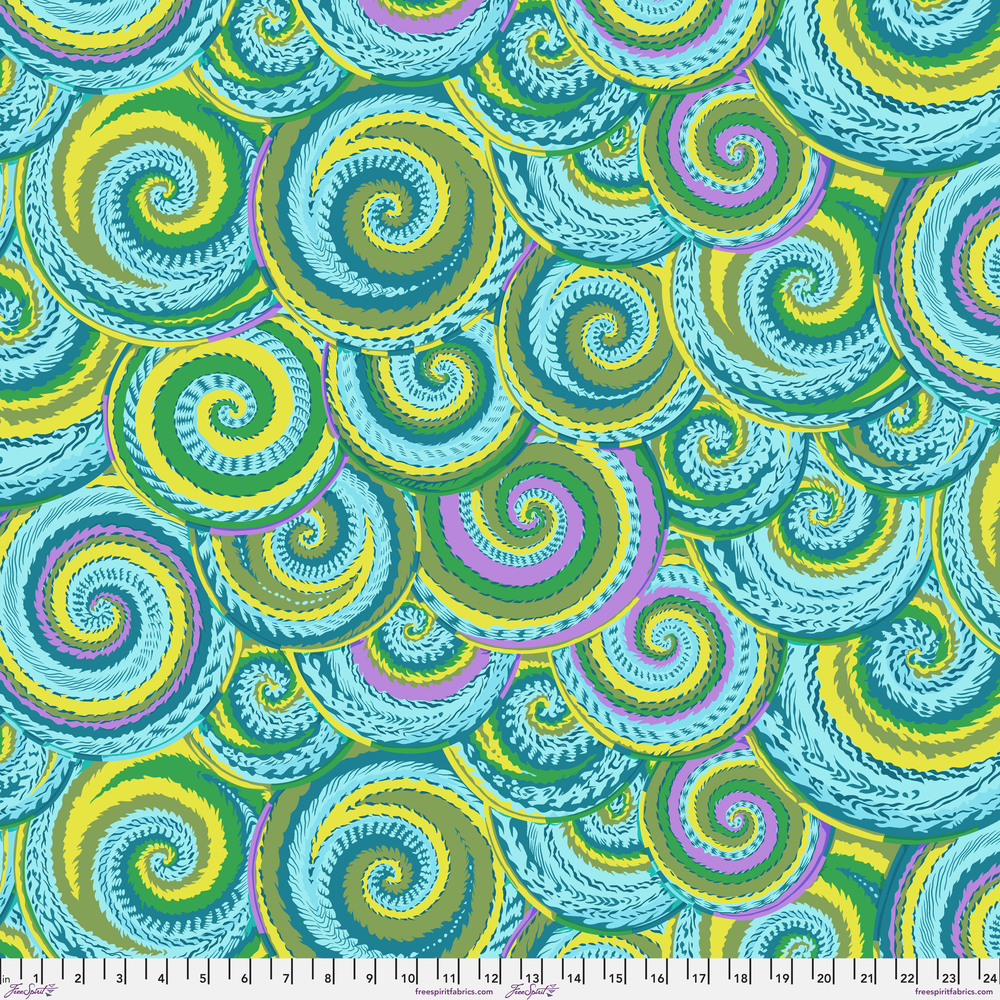 Curly Baskets Green - February 2024 by Kaffe Fassett Collective ...