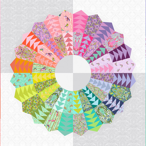 Moonlit Menagerie Quilt Kit - Featuring Full Moon Forest II by Tula Pink - Image 2