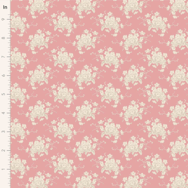 White Flower Pink - Sunday Brunch by Tilda Fabrics