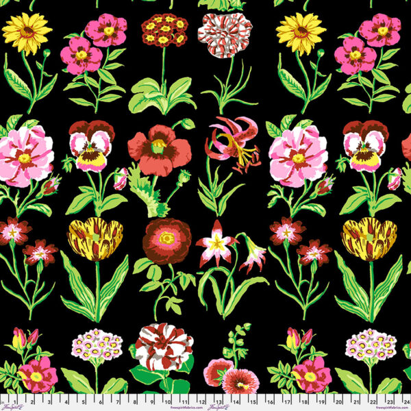 Flower Studies Black - February 2025 by Kaffe Fassett Collective