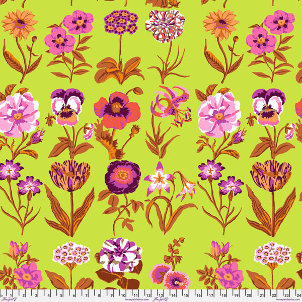 Flower Studies Lime - February 2025 by Kaffe Fassett Collective