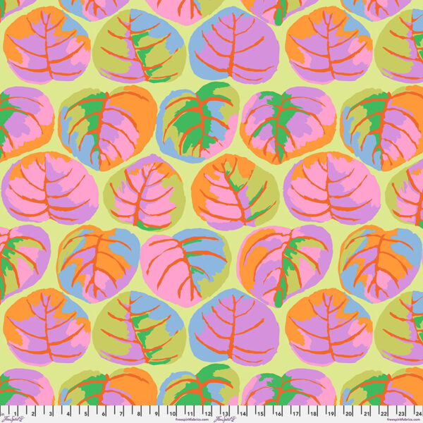 Palm Leaves Pastel - February 2025 by Kaffe Fassett Collective