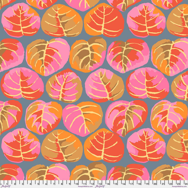 Palm Leaves Pink - February 2025 by Kaffe Fassett Collective