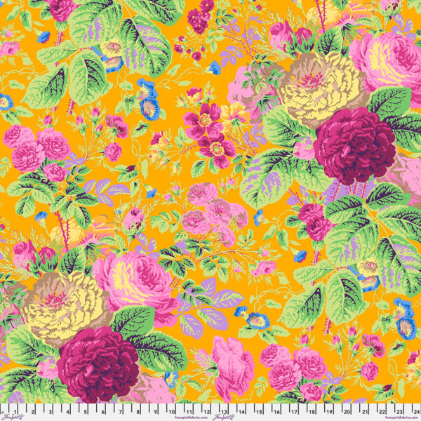 Gradi Floral Gold - February 2025 by Kaffe Fassett Collective