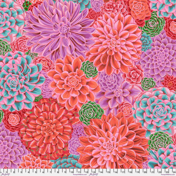 House Leeks Pink - February 2025 by Kaffe Fassett Collective