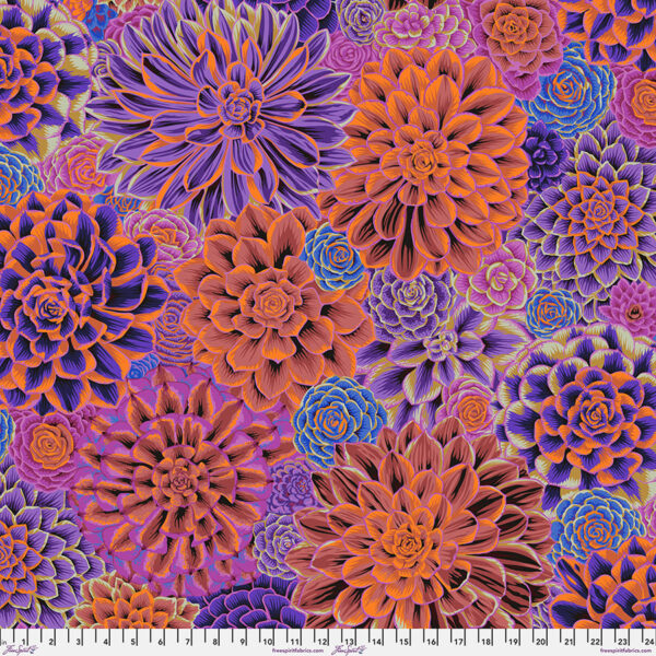 House Leeks Purple - February 2025 by Kaffe Fassett Collective