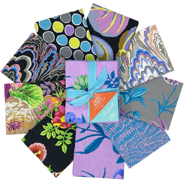 Contrast Fat Quarter Bundle - February 2025 by Kaffe Fassett Collective (9 pcs)