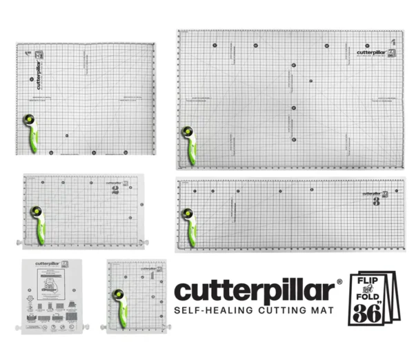 Cutterpillar Flip and Fold 36 Self-healing Cutting Mat - Image 2