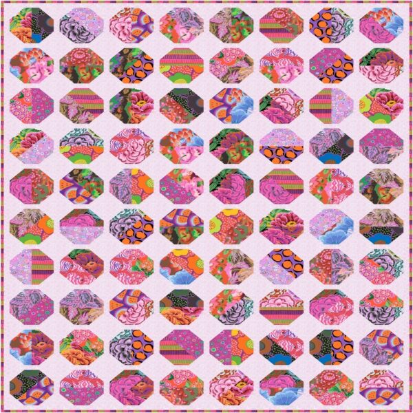 Balls in the Air Hot Quilt Kit - Kaffe August 2025