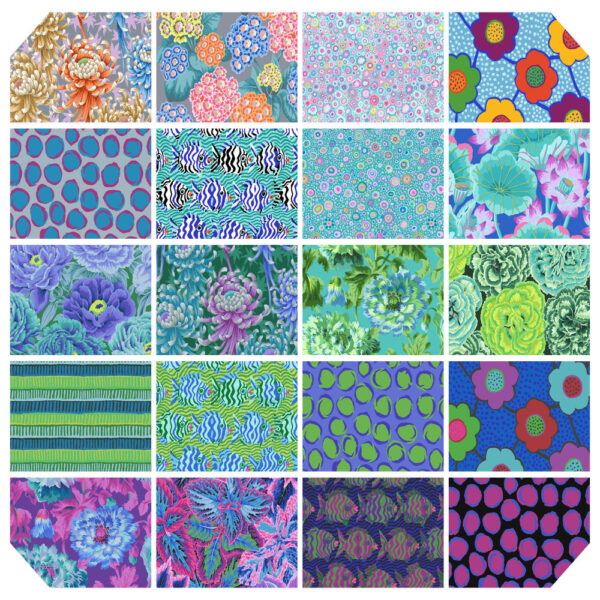 Kaffe Fassett Collective August 2025 - Fat Quarter Bundle Cool (20 pcs)