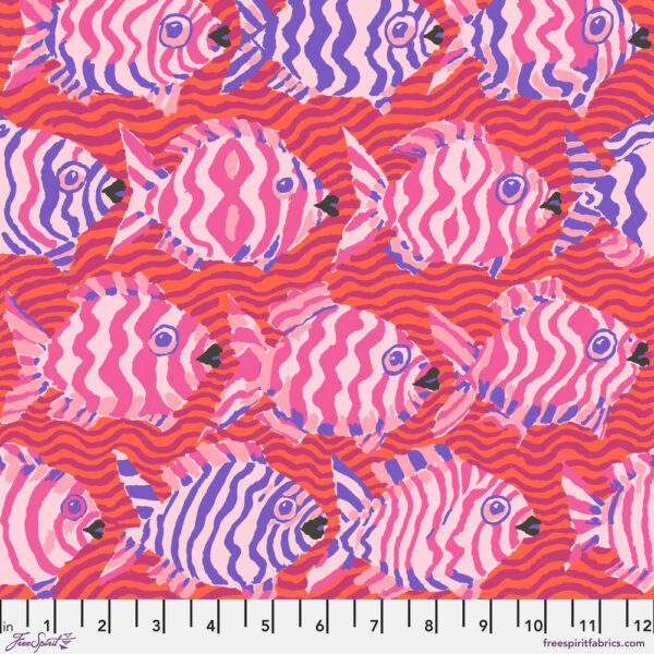 Minnows Red - Kaffe Fassett Collective August 2025