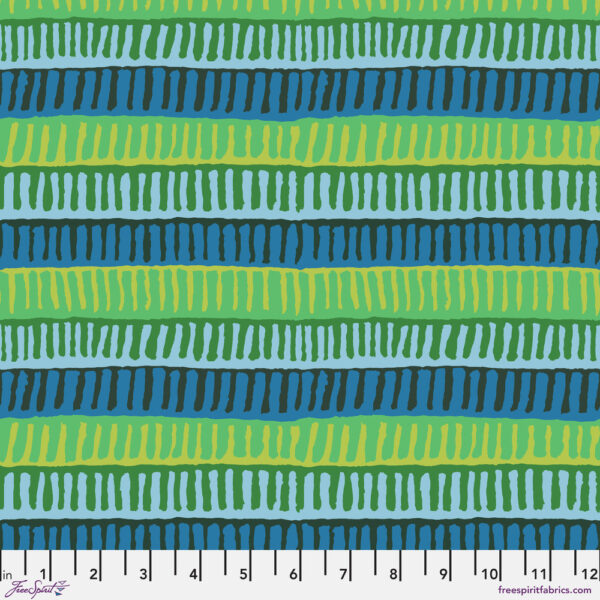 Zipper Stripe Green - Kaffe Fassett Collective August 2025