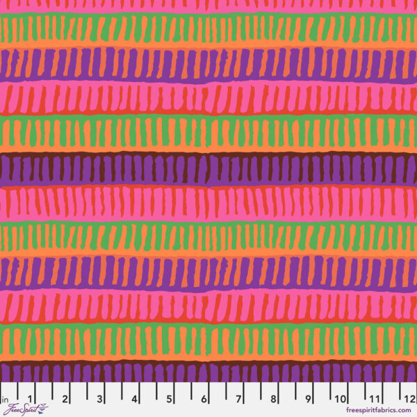 Zipper Stripe Red - Kaffe Fassett Collective August 2025