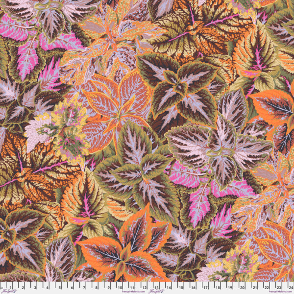 Bold Leaves Brown - Kaffe Fassett Collective August 2025