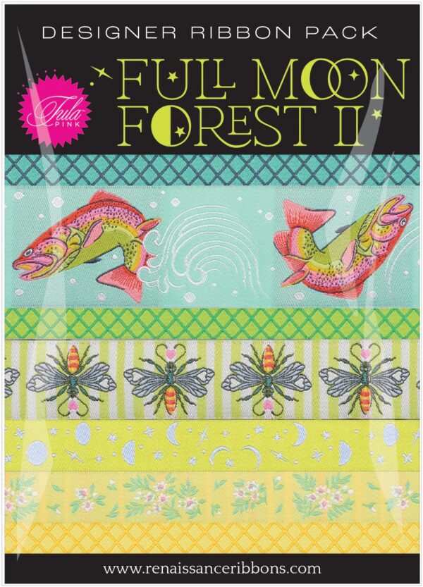 Tula Pink Full Moon Forest II Designer Ribbon Pack - Enchanted