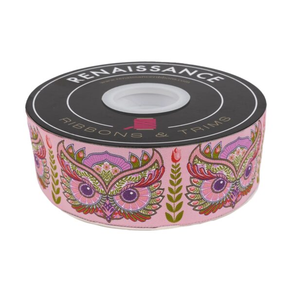 Tula Pink Hootie Patootie in Honey  2" Ribbon - Image 3