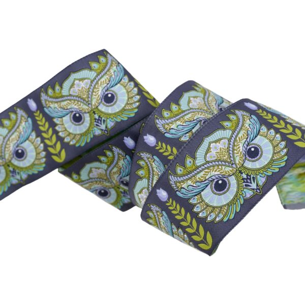 Tula Pink Hootie Patootie in Starlight  2" Ribbon