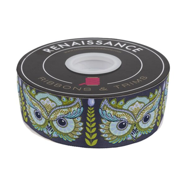 Tula Pink Hootie Patootie in Starlight  2" Ribbon - Image 3