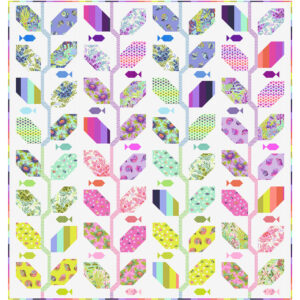 Marine Meadow Quilt Kit - Floral Reef by Tula Pink