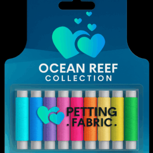 Bonus: Ocean Reef Wonderfil Thread Collection by Petting Fabric (3 pack)