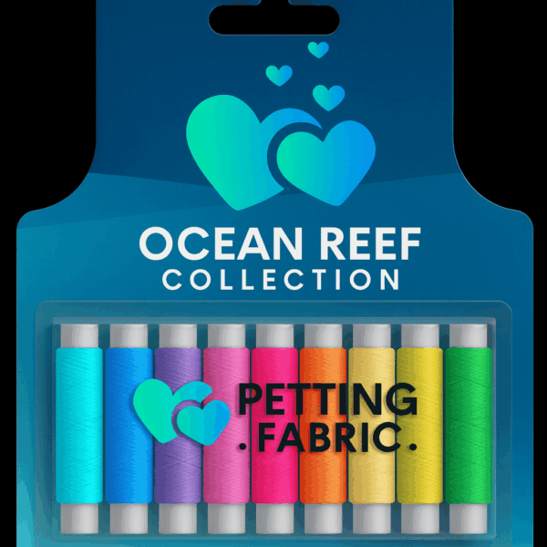 Bonus: Ocean Reef Wonderfil Thread Collection by Petting Fabric (3 pack)