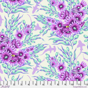 Shadow Sharks in Ultaviolet - Floral Reef by Tula Pink