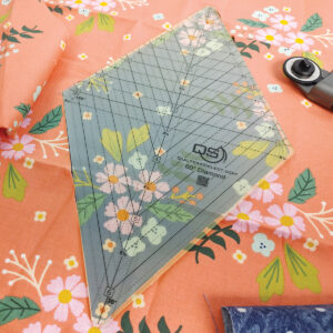 QS Poppie 60 Degree Diamond Non-Slip Ruler – 12.5″ length
