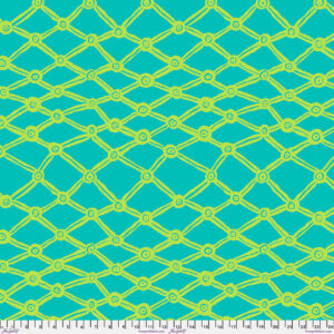 Kaffe Fassett Nets Aqua 108" - February 2026
