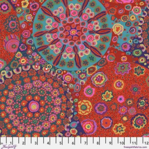 Millefiore Red || Kaffe Fassett Cotton Lawn