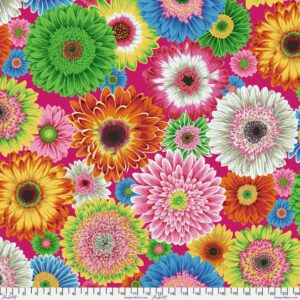 Gerbera Daisies Bright - Kaffe Fassett Collective August 2026