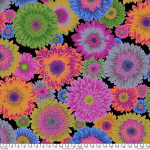 Gerbera Daisies Dark - Kaffe Fassett Collective August 2026